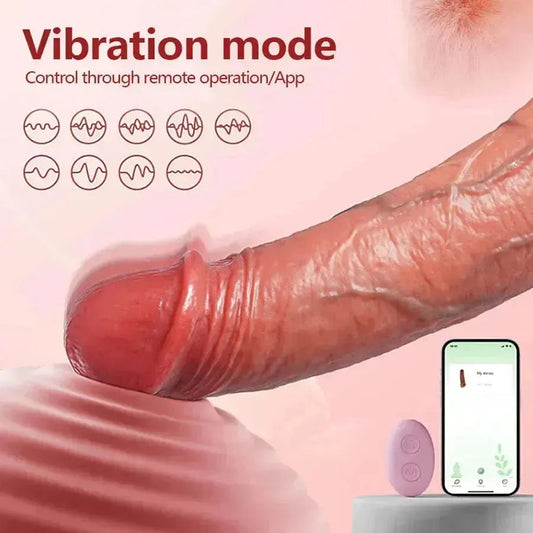 Penis Sleeve Vibrator Realistic Remote Control Cock Extender