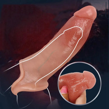 7 Inch Silicone Dick Realistic Cock Sleeve