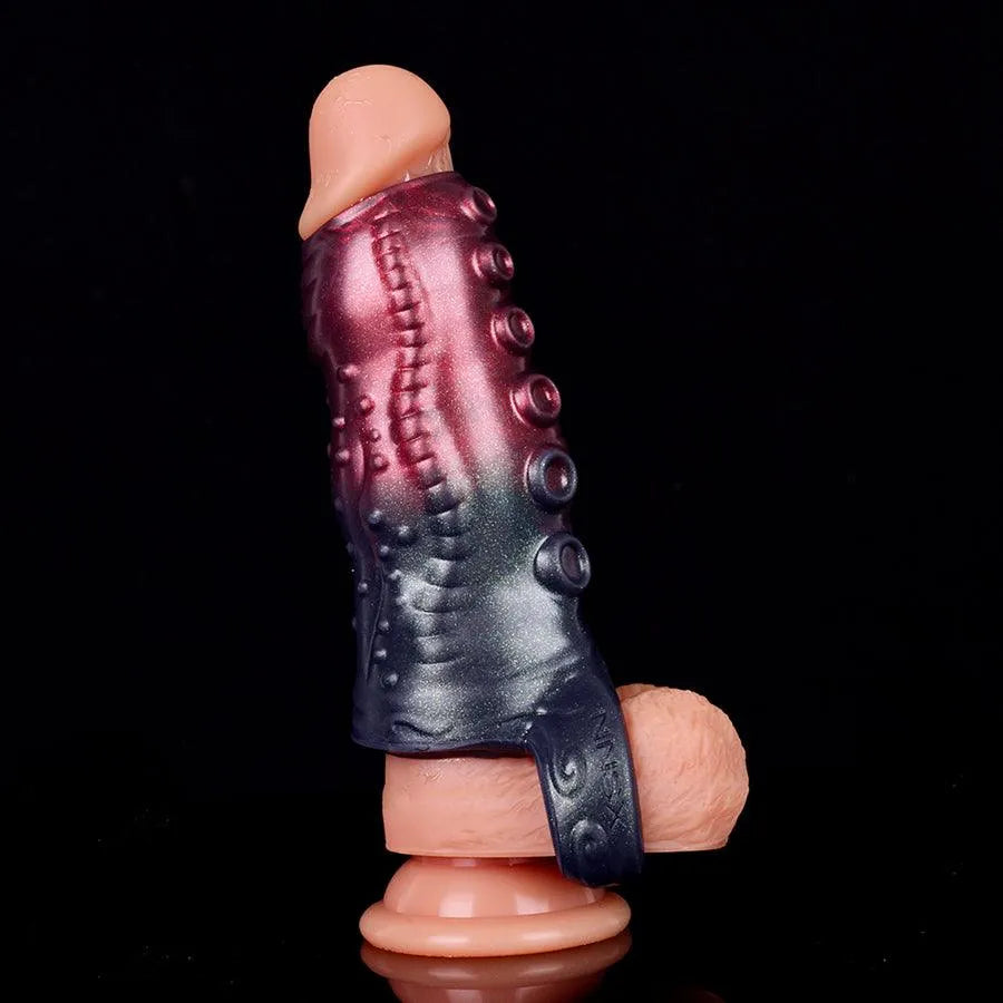 Safe Silicone Monster Tentacle Penis Sleeve  dildosstore