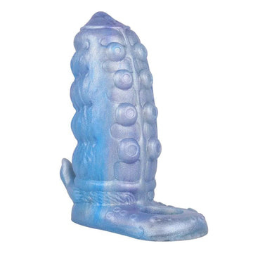 Blue Tentacle Fantasy Rough Penis Sleeve