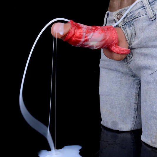 Knot Dragon Silicone Squirting Penis Sleeve