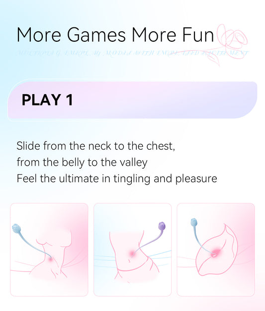 Couple Foreplay Teasing Vibration Rose Toy