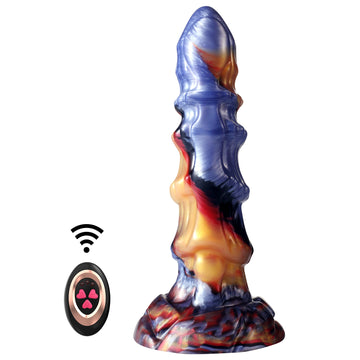 9 inch Bumpy Remote Women Fantasy Alien Dildo