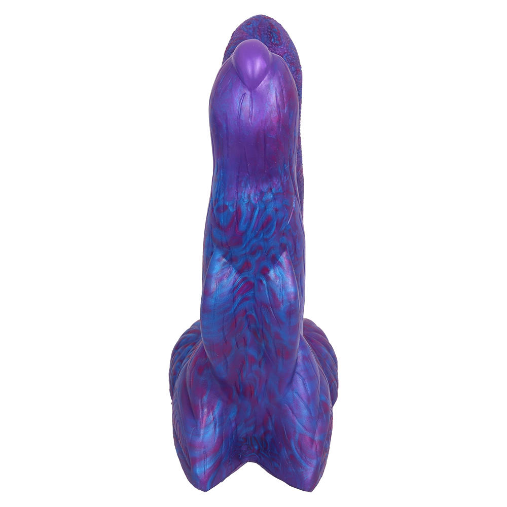 7.8 Inch Blue Monster Double Penetration Dildo