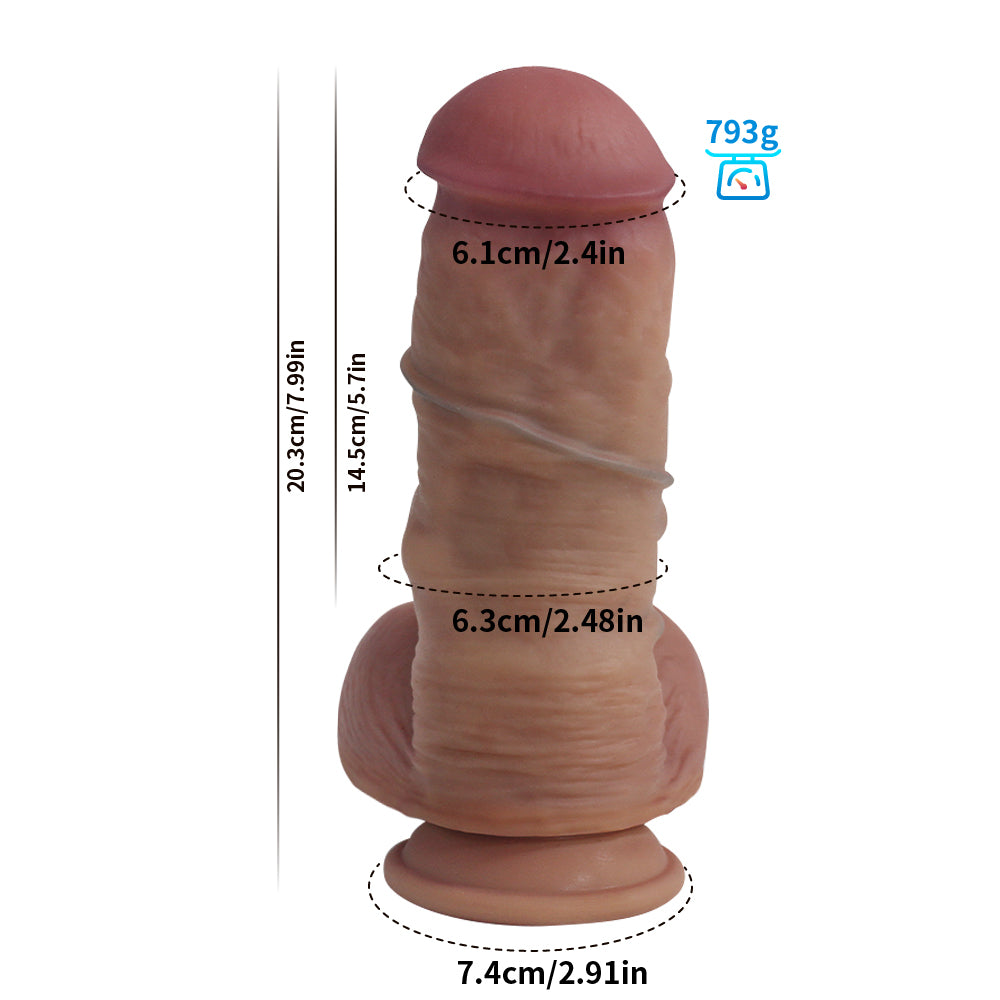 Small Flesh Colored Dildo Dick Mold Real