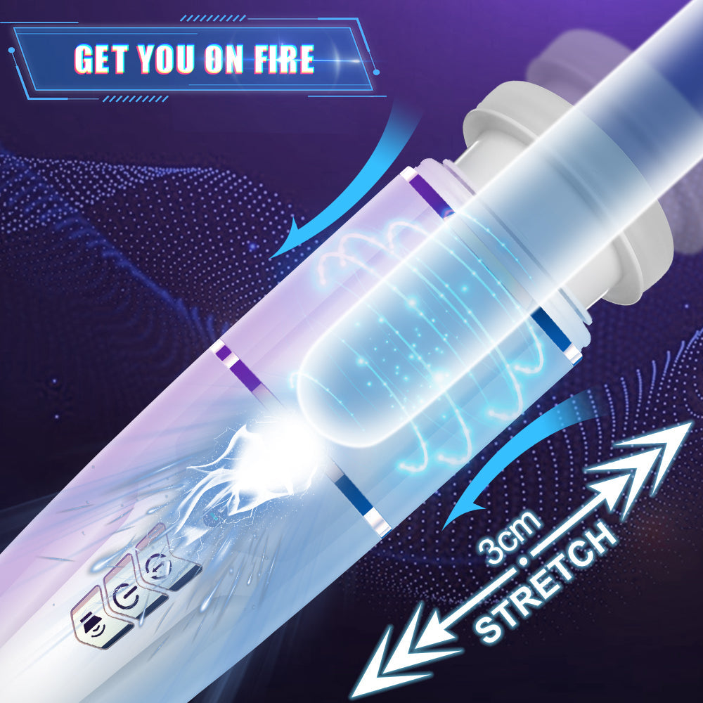 USB Rechargeable Telescopic Rotating Automatic Male BJ Machine