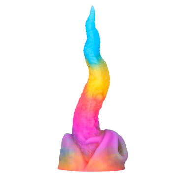 Tongue Luminous Soft Silicone Monster Dildo