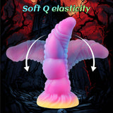 Load image into Gallery viewer, Colorful Dragon Light Up Fantasy Anal Dildos