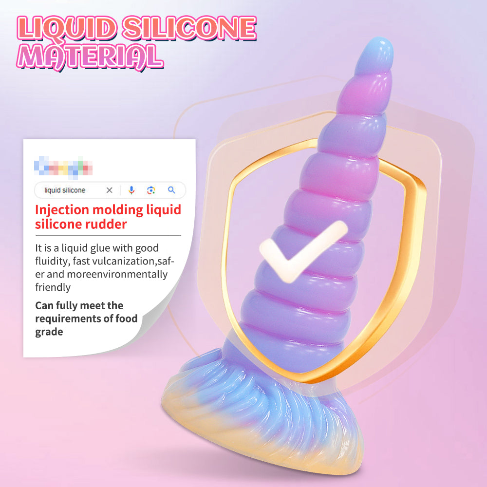 Unicorn Light Up Fantasy Anal Dildos