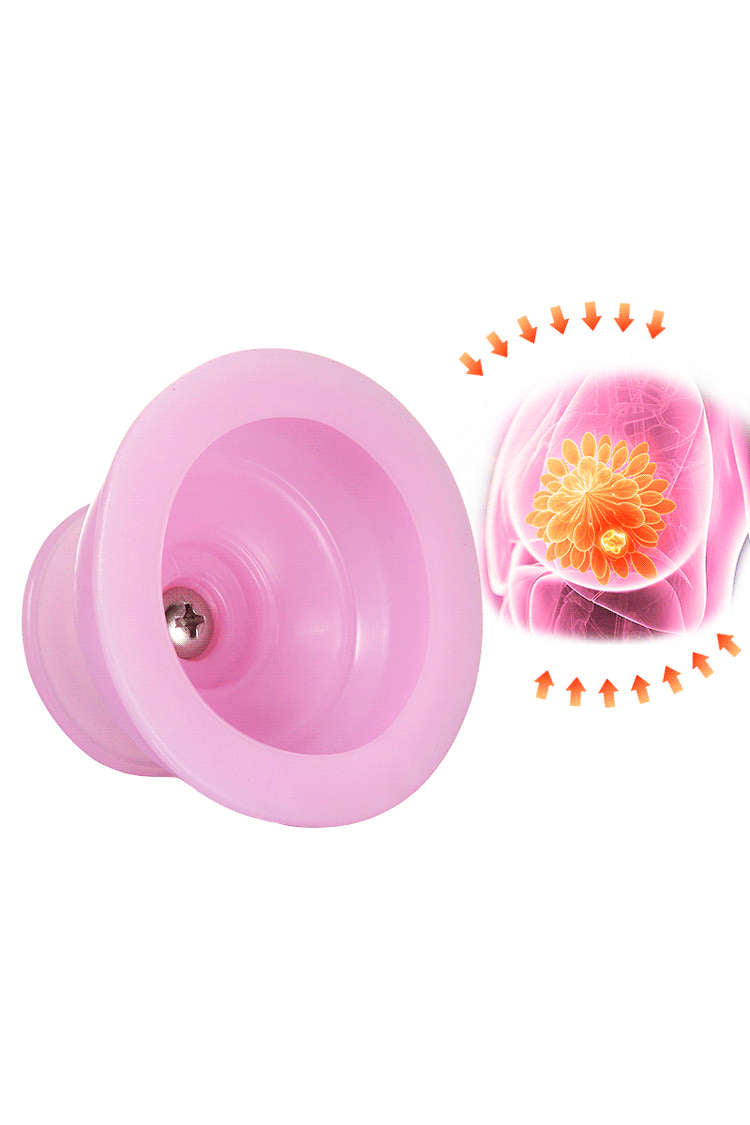 Silicone Nipple Suckers Plunger for Women Massage 2Pc Set - Pink