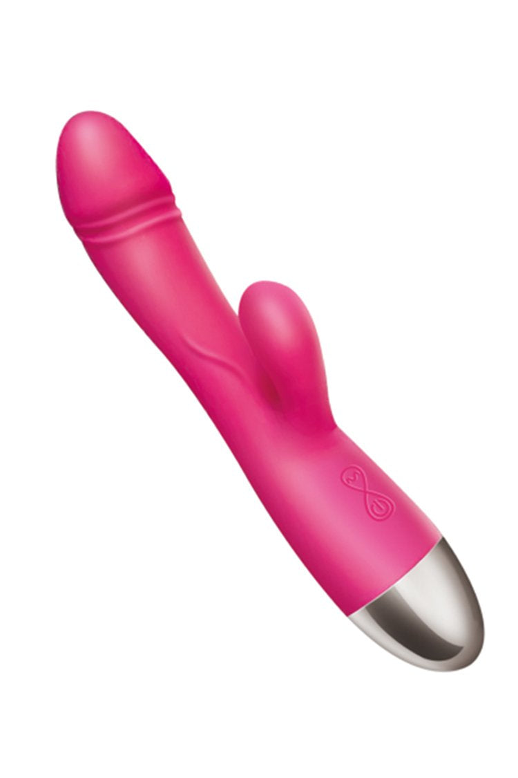 Bangneng 30 Function Super Silicone Recharge Rabbit Vibrator Rose Red / Regular