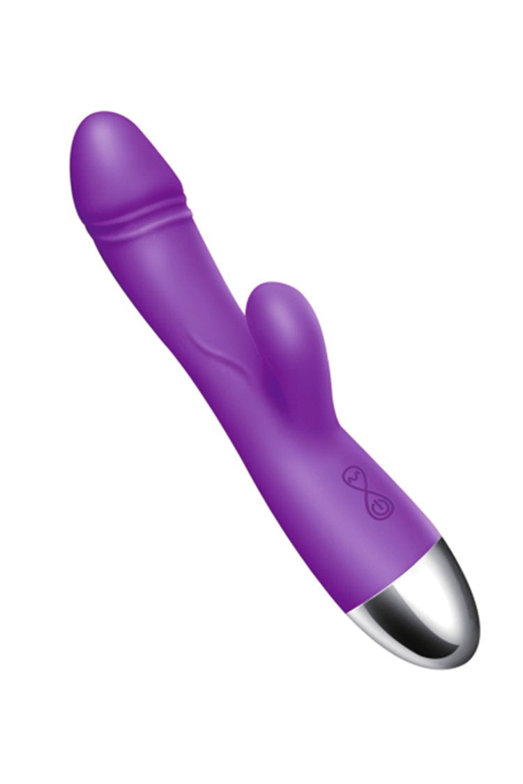 Bangneng 30 Function Super Silicone Recharge Rabbit Vibrator Purple / Regular