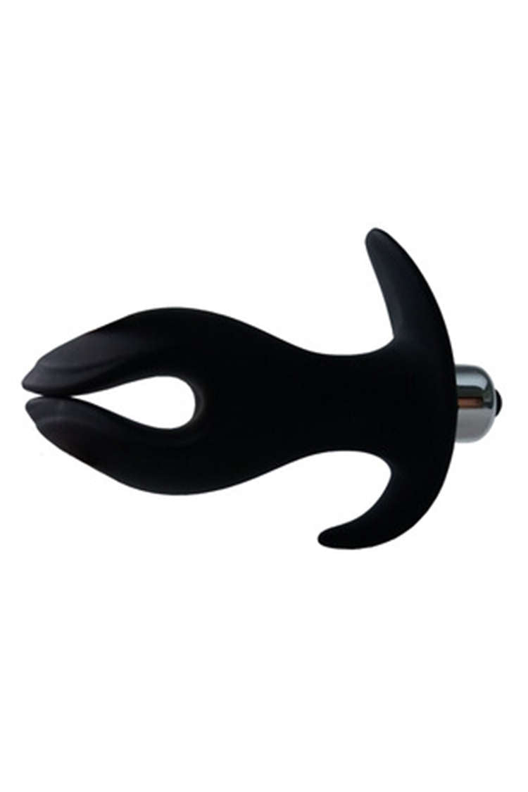 Silicone Anal Dilator Plug with Compatible Bullet Vibrator