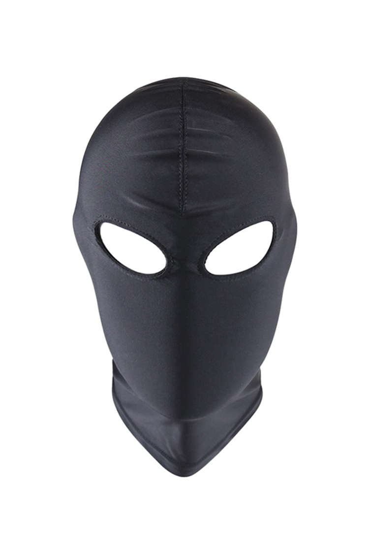 Open Eyes Mouth Unisex Fabric Bondage Hood