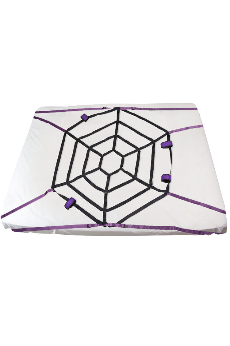Spider Web Bed Restraint System Bondage Kit
