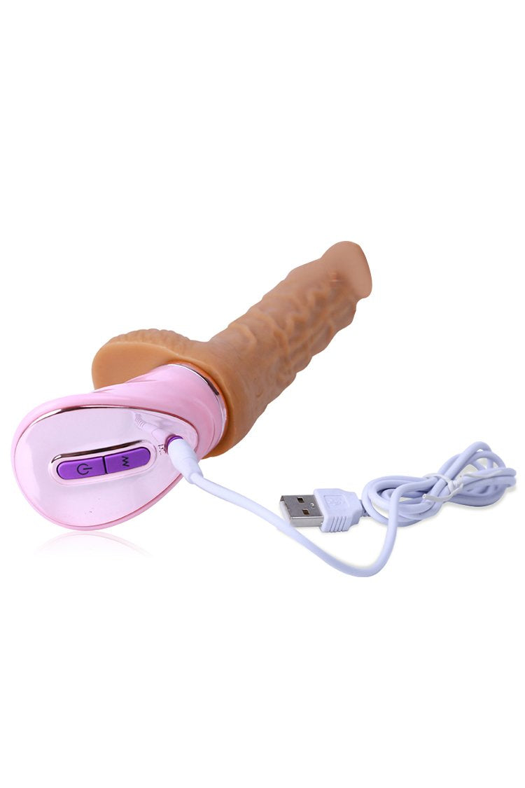 Hands Free Rechargeable Realistic Dildo Vibrator