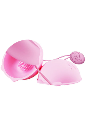 Small Nipple Sucking Pink Hello Kitty Vibrator