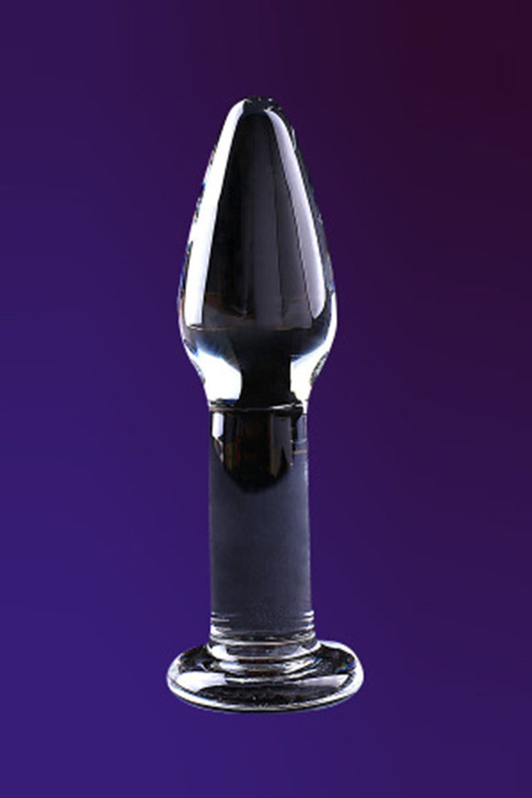 Hypoallergenic Crystal Glass Anal Plug