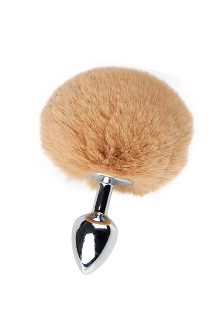Fluffy Pom Cute Hair Ball Anal Plug