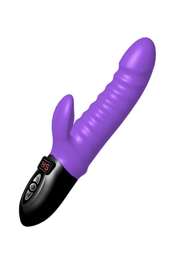 Intelligent Pre-Heating G-Spot Rabbit Vibrator Purple / One Size