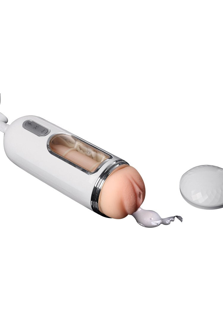 Luxury Hands Free Rechargeable Male Masturbator Cup