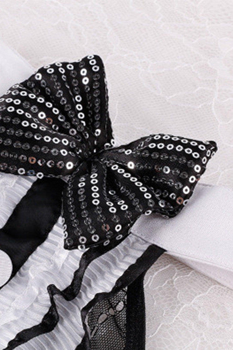 Stretch Fit Playful Ears Bunny Girl Costume Set