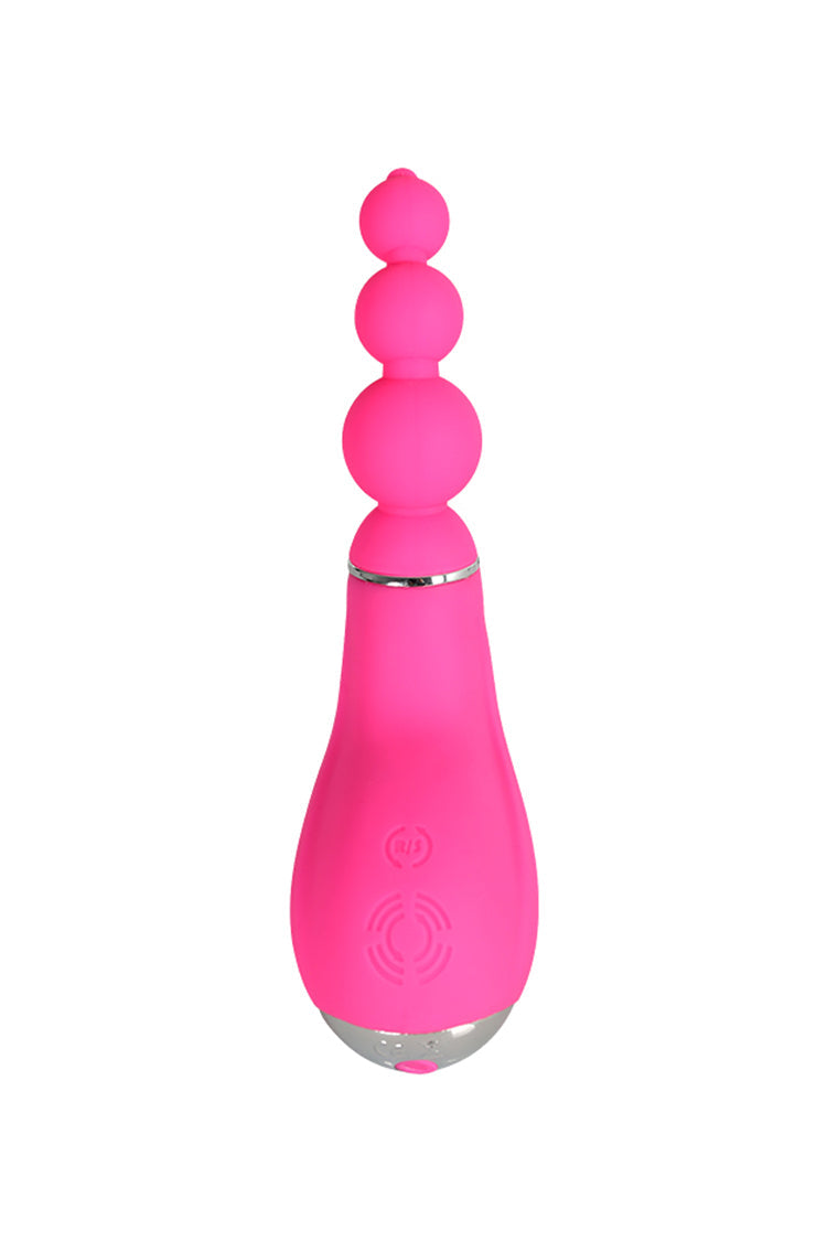 Luxury Rechargeable Vibrating Anal Beaded Butt Plug