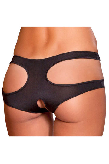 Plus Size Sexy Crotchless Panties