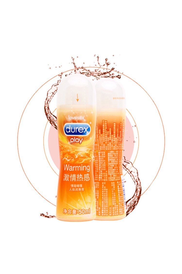 Durex Play Water-Based Lubricant Warming Lubes 1.69Oz