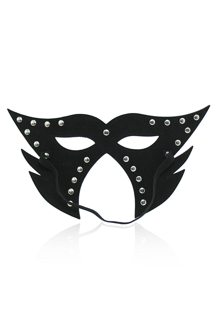Leather Studded Prince Mask for SM Role play