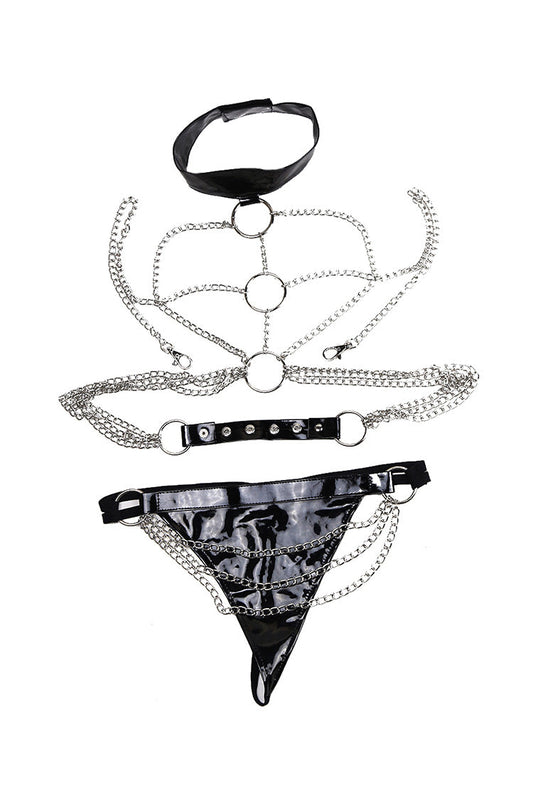 Fetish Faux leather body Harness Restraint