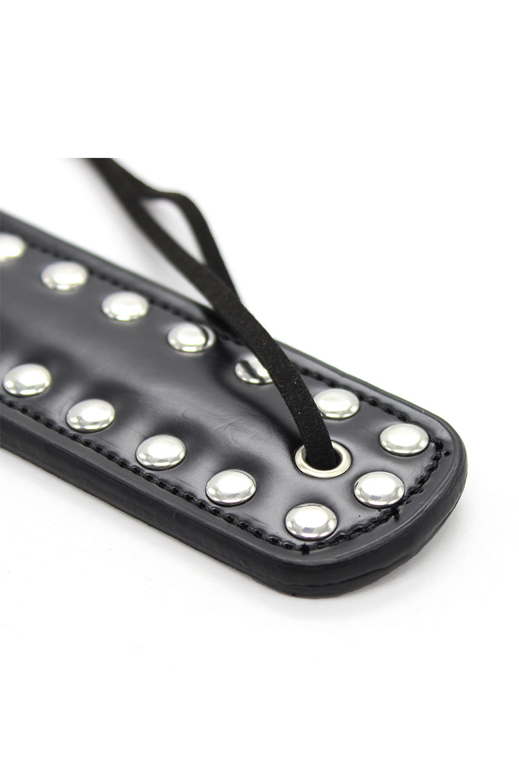 Hollow Hearts Studded Slapper Spanking Paddle