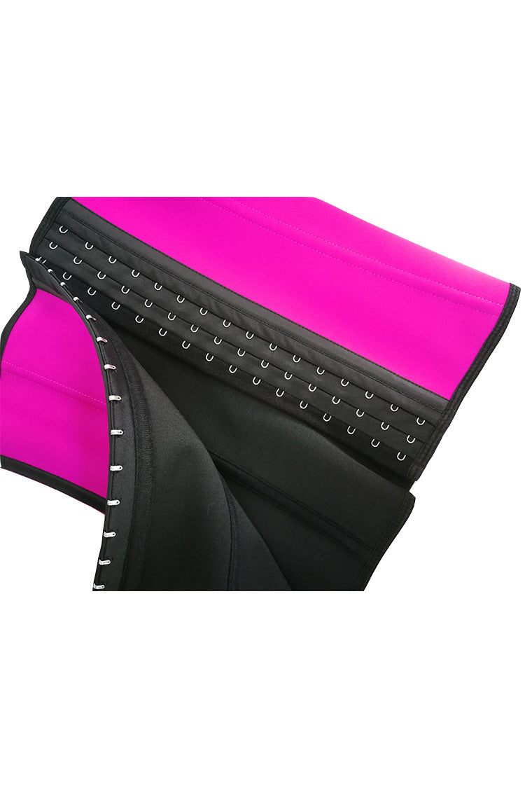 Natural Latex Waist Cincher 9 Steel Boned