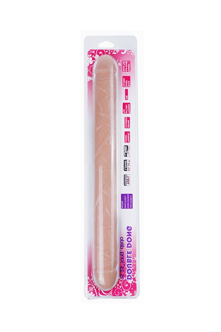 Double-Ended Super Jelly Tpe Realistic Dildo