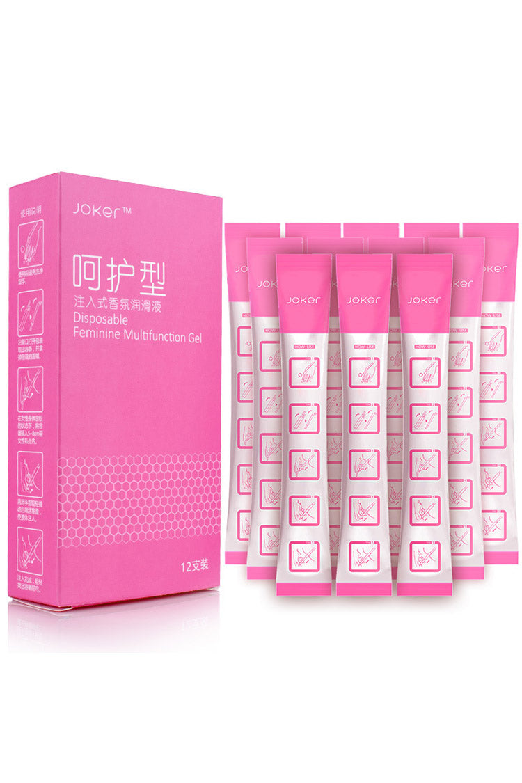 Joker Water-Based Lubricant Included Disposable Syringe Pack of 12 Pcs