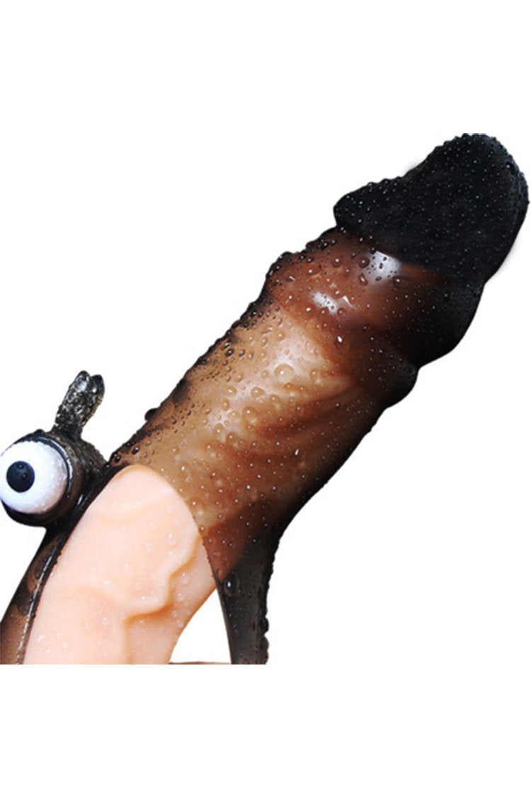 Dmm Girth Enhancer Penis Sleeve With Bullet Vibrator