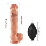 画像をギャラリー ビューアにロード Realistic Squirting Dildo 9 Inch Strap On