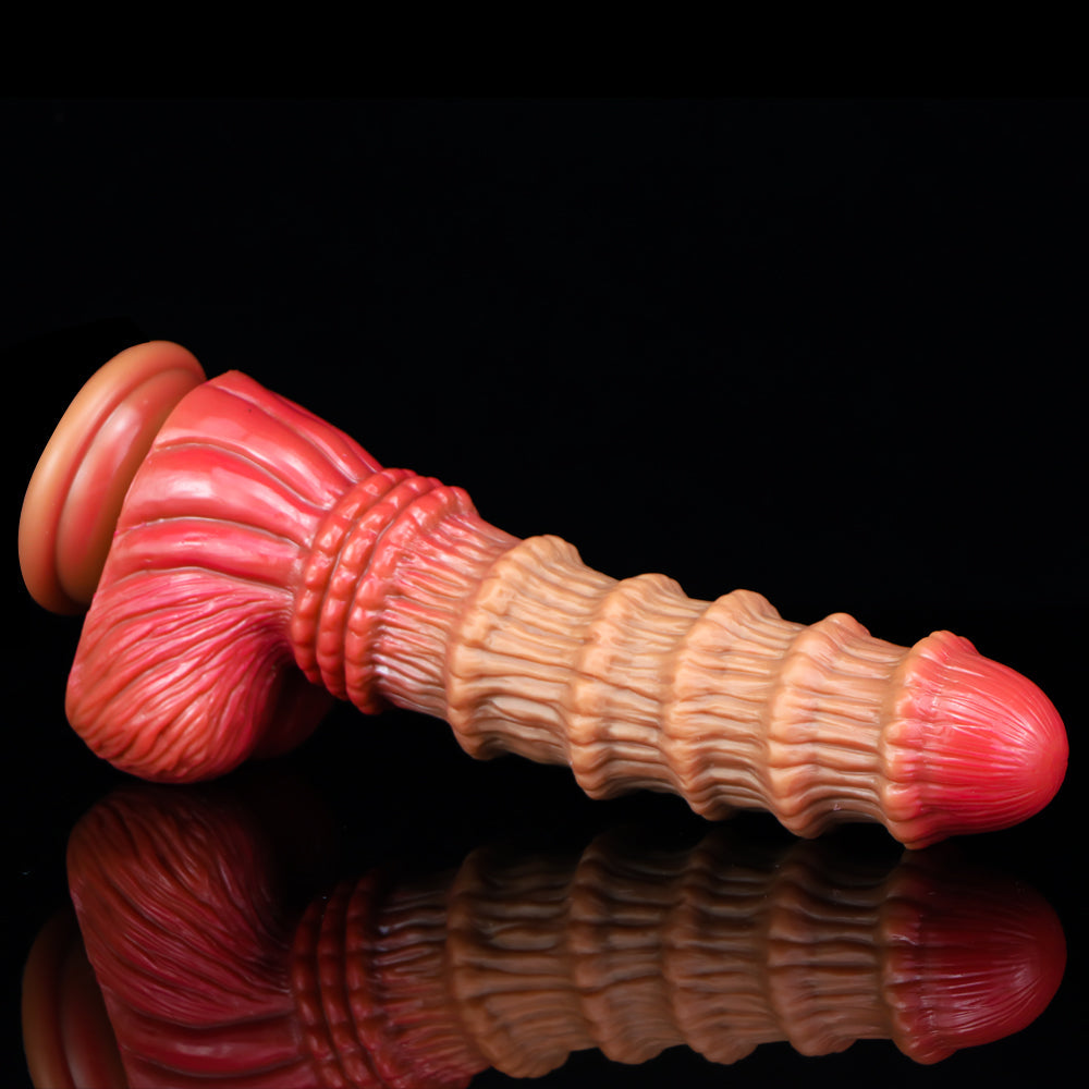 Bamboo Shoot G spot Ribbed Dildo