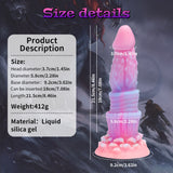 画像をギャラリー ビューアにロード Monster Glow In The Dark Anal Dildo