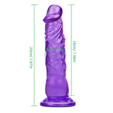 画像をギャラリー ビューアにロード 8 Inch extra straight purple dildo