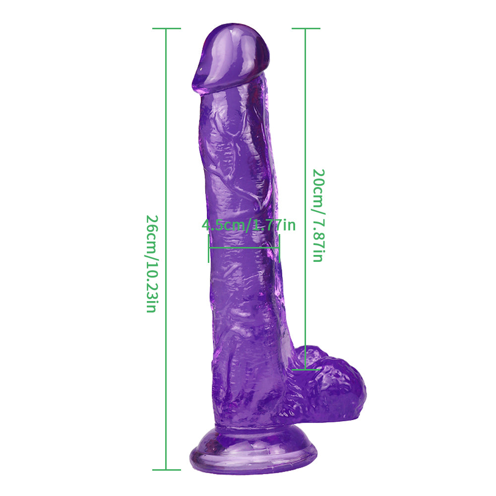 10 Inch Big Strap On Purple dildo