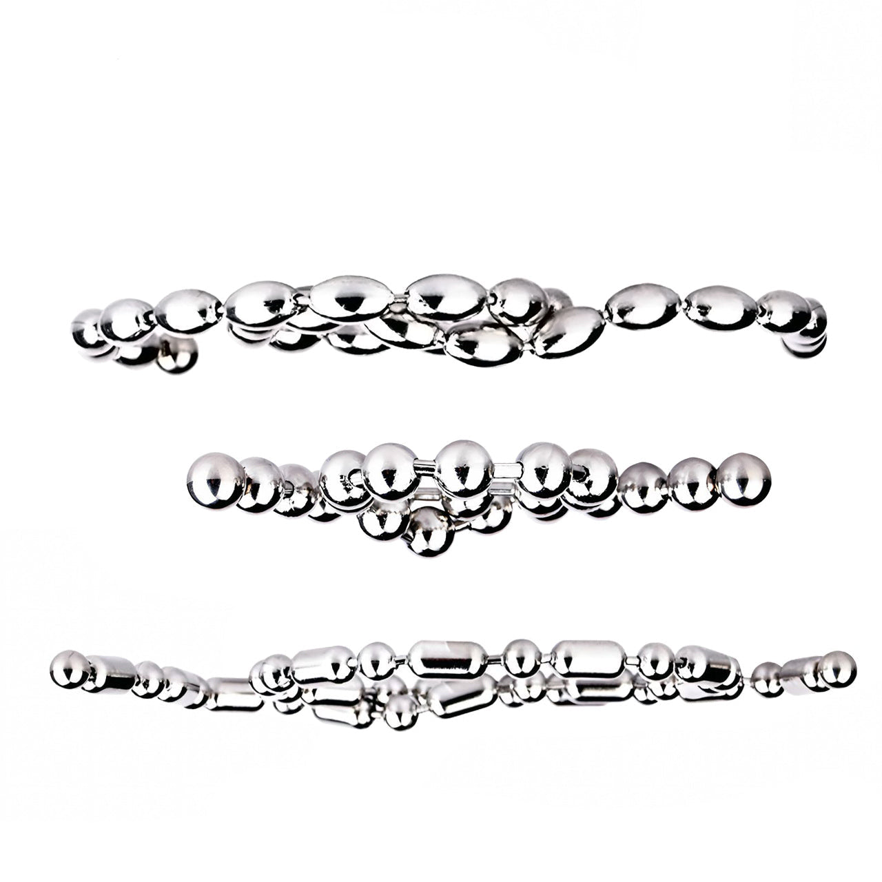 Beaded Chain Stainless Steel Custom Penis Plug