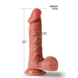 Load image into Gallery viewer, Vein Texture Dildo with Balls