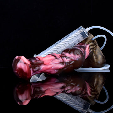 10 Inch Fantasy Knotted Horse Ejaculating Dildo