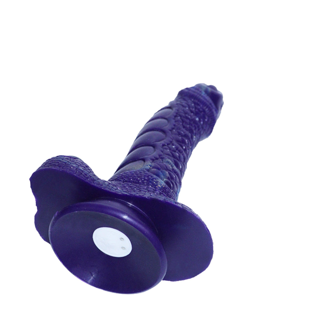 Purple 9 Inch Purple Vibrating Monster Dildo