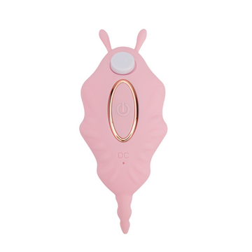 Pink Discreet Butterfly Remote Control Panty Vibrator