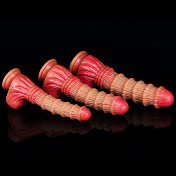 Bamboo Shoot G spot Ribbed Dildo