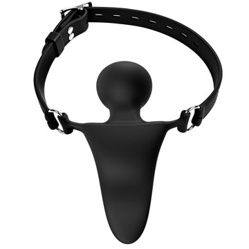 3.6 Inch Big Tongue BDSM Silicone Ball Gag
