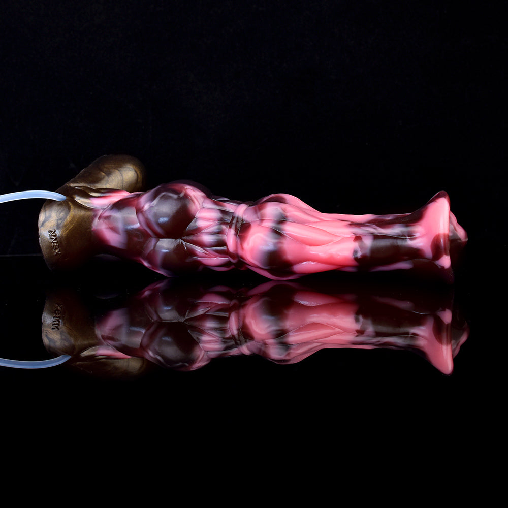 10 Inch Fantasy Knotted Horse Ejaculating Dildo