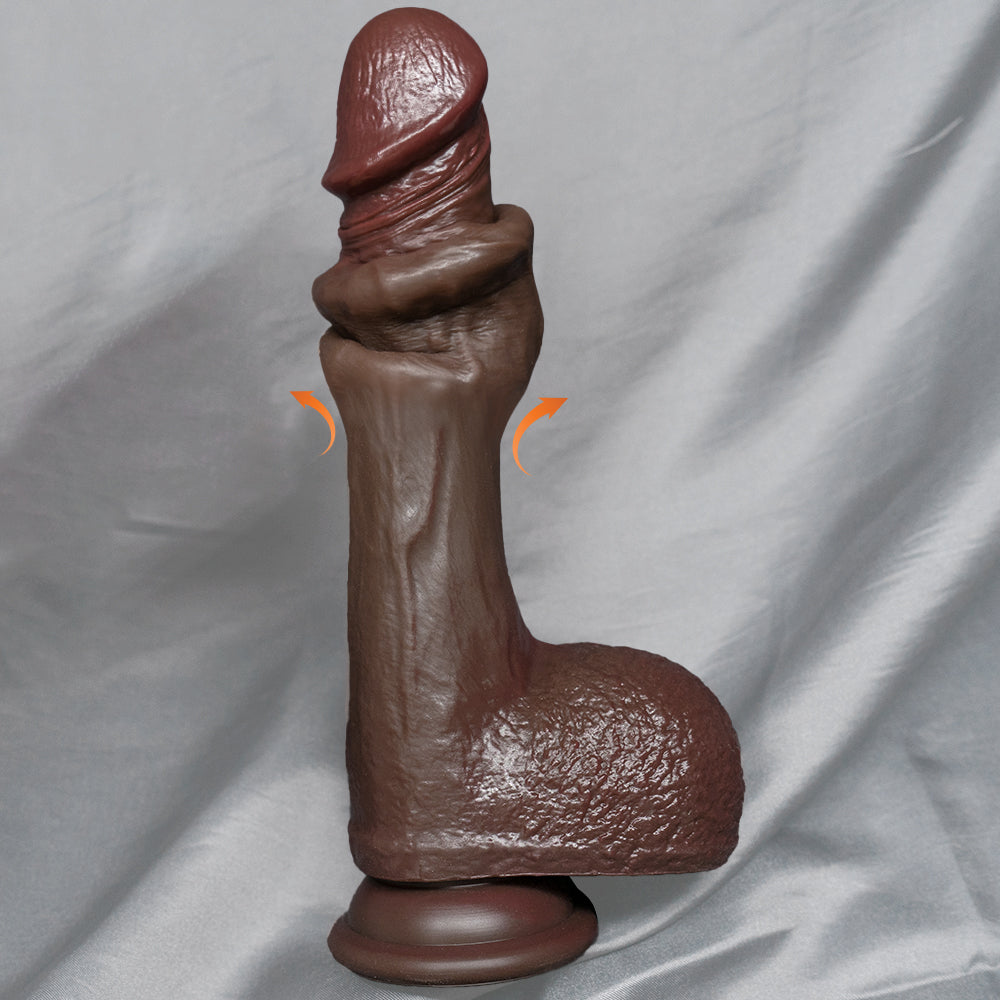 Realistic Black Strap on Squirting Dildo